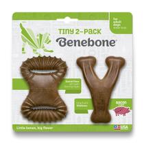 Benebone Tiny Pack 2 Bacon - Kit com 2 Mordedores para Cães