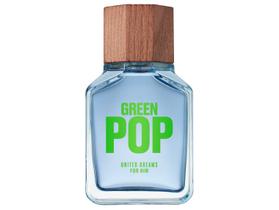 Benetton United Colors Green Pop Him Eau de Toilette - Perfume Masculino 100ml
