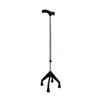 Bengala Alo 4 Pontas suporta 130 Kg Cinza/Preto Alumínio Ajustável 69 97cm Bengala Alo 4 Pontas suporta 130 Kg Cinza/Preto Alumínio Ajustável 69 97cm
