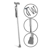 Bengala Alumínio Regulagem Altura Dobrável Idoso 100kg Hidrolight Bengala Alumínio Regulagem Altura Dobrável Idoso 100kg Hidrolight