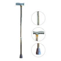 Bengala Bastão tipo T ajustável Alumínio Suporte reabilit