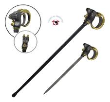 Bengala cabeça do bode ritualistica , fantasia , exu , cosplay