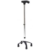 Bengala De Alumínio 4 Pontas 90Cm Ajustável Bengala De Alumínio 4 Pontas 90Cm Ajustável