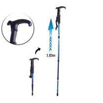 Bengala De Aluminio Ajustavel 110Cm Multifuncional