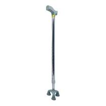 Bengala De Caminhada 3 Apoios Leve Anti Impacto Com Altura Ajustável 64CM a 101,5CM Bengala De Caminhada 3 Apoios Leve Anti Impacto Com Altura Ajustável 64CM a 101,5CM
