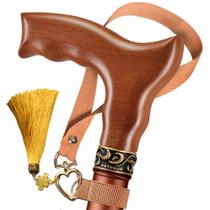 Bengala de caminhada Asterom para mulheres ajustável, elegante e confortável