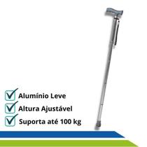 Bengala Dobrável Alumínio com Regulagem de Altura até 100 KG Hidrolight Bengala Dobrável Alumínio com Regulagem de Altura até 100 KG Hidrolight