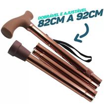 Bengala Dobrável Tipo T Alumínio C/ Regulagem de Altura Idoso - Mebuki Bengala Dobrável Tipo T Alumínio C/ Regulagem de Altura Idoso - Mebuki