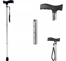 Bengala Para Idoso Em Alumínio Regulável Altura Com Anvisa