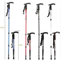 Bengala retratil idoso caminhada aluminio 110cm escalada