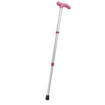 Bengala Tipo "T" em Alumínio MD162 Medicate - Regulável - Rosa