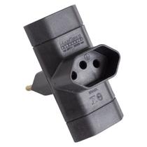 Benjamim Adaptador T de tomadas 3 pinos 10a Margirius Benjamim Adaptador T de tomadas 3 pinos 10a Margirius