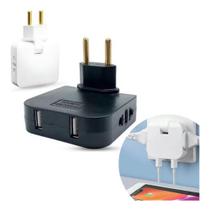 Benjamim Dobravel Universal T De Tomada Com 2 Usb Celular