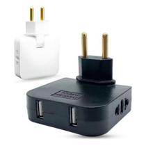 Benjamim Plug De Tomada Dobrável 90 Graus 10a Bivolt Com Usb