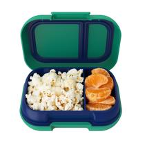 Bento Box Bentgo Kids Snack 350ml com 2 compartimentos verde/azul marinho