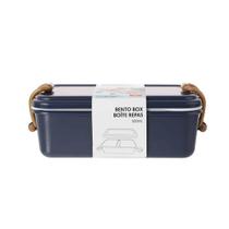Bento box com divisória - azul marinho - 500 ml
