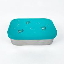 Bento Box em Aço Inox com Divisórias Removíeis Leo Petit Piá Bento Box em Aço Inox com Divisórias Removíeis Leo Petit Piá