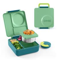Bento Box Infantil OmieBox com Garrafa Térmica à Prova de Vazamentos Bento Box Infantil OmieBox com Garrafa Térmica à Prova de Vazamentos
