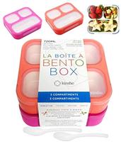 Bento Box kinsho para crianças, lancheira infantil e recipiente para lanches Bento Box kinsho para crianças, lancheira infantil e recipiente para lanches