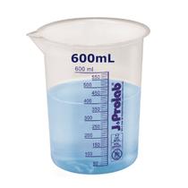 Bequer 600ml Plástico Copo Dosador Medidor Graduado