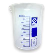 Bequer De Plastico (Polipropileno) Graduado Autoclavavel 2000ml - Nalgon Bequer De Plastico (Polipropileno) Graduado Autoclavavel 2000ml - Nalgon