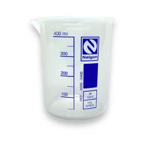 Bequer De Plastico (Polipropileno) Graduado Autoclavavel 400ml - Nalgon