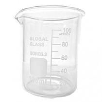 Bequer Forma Baixa 1000ml Graduado Vidro Boro 3.3 - CX/ 6 un - Global Glass