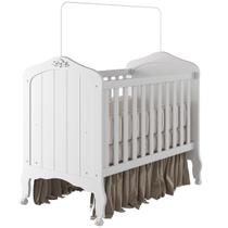 Berço 100% Mdf Branco Americano Harmonia De Bebê Vira Cama Berço 100% Mdf Branco Americano Harmonia De Bebê Vira Cama