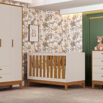 Berço 2 em 1 em MDF 133cm x 90cm Flip Bege/Areia Fosco/Savana Berço 2 em 1 em MDF 133cm x 90cm Flip Bege/Areia Fosco/Savana