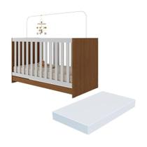 Berço 3 em 1 com Colchão Incluso Doce de Leite Multimóveis MP4310 Berço 3 em 1 com Colchão Incluso Doce de Leite Multimóveis MP4310