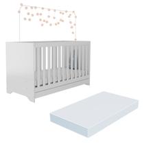 Berço 3 em 1 com Colchão Incluso Pipoca Multimóveis BB0527C