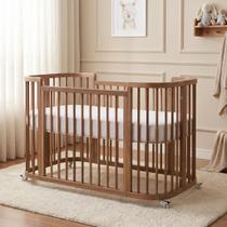 Berço 3 em 1 Multifuncional em Madeira Maciça Sleep Natural