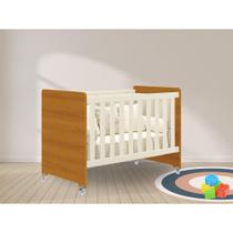 Berço 4 em 1 Estilo Clássico Evolution Branco Fosco com Savana