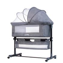 Berço 6 em 1 Portátil Moises Com Mosquiteiro De Bebê Acopla Na Cama Just Littles