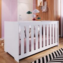 Berço Aconchego com Colchão Branco - Completa Móveis