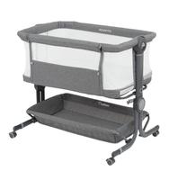 Berço Acoplado Lado a Lado Co-Bed Accanto Twibex Soft Graphite