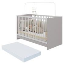 Berço Americano 3 em 1 Luna com colchão 60x130cm Multimóveis Transformável em Minicama e Sofá Berço Americano 3 em 1 Luna com colchão 60x130cm Multimóveis Transformável em Minicama e Sofá