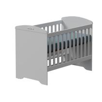 Berço Americano 3 em 1 Mini Cama Eloá Branco Brilho Carolina Baby