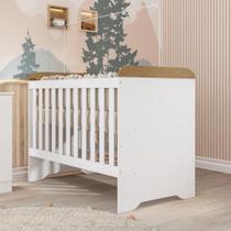 Berço Americano 3 em 1 Mini Cama Mini Sofá Gabrielle MDF Branco Bétula Berço Americano 3 em 1 Mini Cama Mini Sofá Gabrielle MDF Branco Bétula