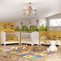 Berço Americano 3 em 1 para Colchão 70x130cm Quindim Multimóveis BB0536PA