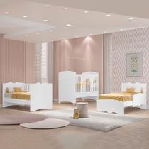 Berço Americano 3 em 1 Reversivel Mini Cama ou Mini Sofá 100 MDF Berço Americano 3 em 1 Reversivel Mini Cama ou Mini Sofá 100 MDF