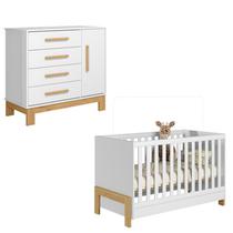 Berço Americano 4300 Fantasia e Cômoda 4355 Q Encanto Slm Branco Acetinado Qmovi Berço Americano 4300 Fantasia e Cômoda 4355 Q Encanto Slm Branco Acetinado Qmovi