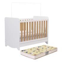 Berço Americano Ben 3 em 1 com Colchão Supreme - Móveis Peroba