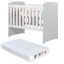 Berço Americano Com Colchão Incluso D18 70x130cm, Multifuncional 3 Em 1 Mini Cama