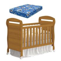 Berço Americano Danny Savana com Colchão Ortobom - Reller