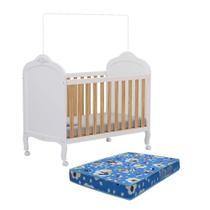 Berço Americano Elô 3 em 1 com Colchão Baby Physical - Móveis Peroba