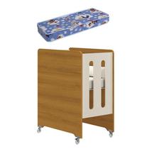 Berço Americano Evolution 4 em 1 Areia Acetinado Savana com Colchão Mini - Reller