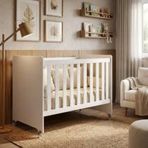 Berço Americano Evolution Multifuncional 4 em 1 Branco Fosco - Reller