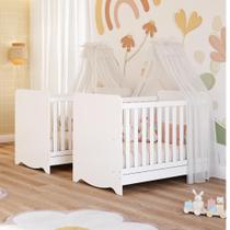 Berço Americano Gêmeos Ben 3 em 1 Ben 100% MDF Berço Americano Gêmeos Ben 3 em 1 Ben 100% MDF