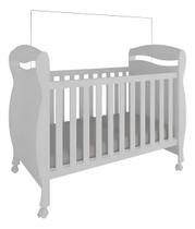 Berço Americano Junior infantil Bebe 100 MDF Multifuncional 3 em 1 branco -